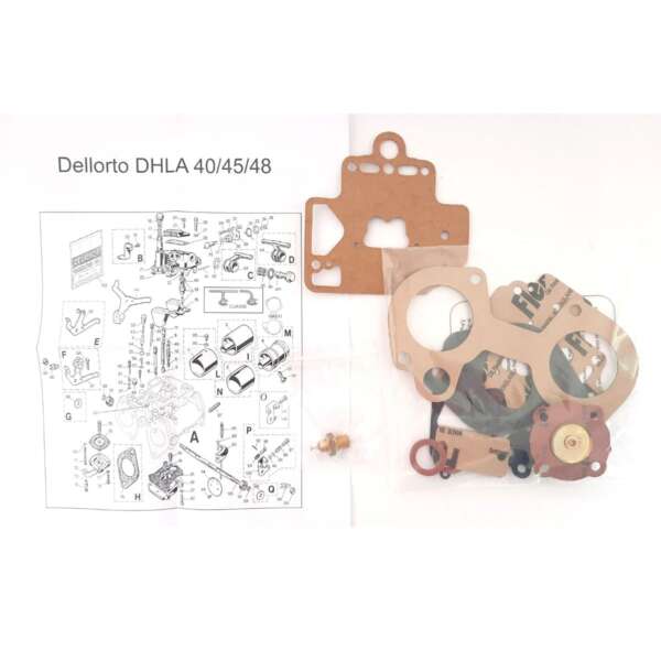 Carburetor replacement service repair kit DELLORTO DHLA 40
