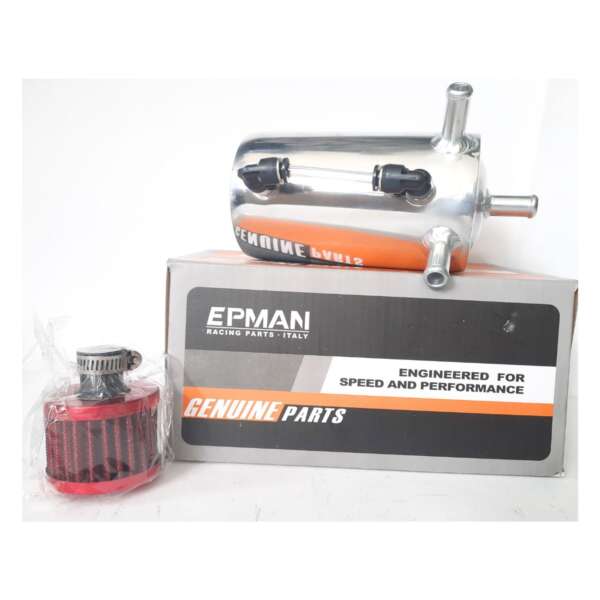 Δοχείο αναθυμιάσεων αλουμινένιο 0,5 l Κωδικός προϊόντος : RS-OCT010 Κατασκευαστής: Epman Κατάσταση: νέο προϊόν Χωρητικότητα: 0.5 λίτρα Διαστάσεις: 75 x 175mm Διάμετρος εξόδων: 12 mm